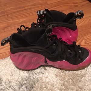 BUNDLE! Nike Foamposite Pearlized Pink Electrolime